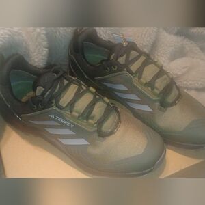Adidas Terrex Olive and Black Men's Athletic Shoes
